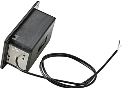 PAMINGONO Support de Batterie pour Micro de Guitare et Basse Boîtier Plastique Noir à 2 Compartiments Compatible Piles 9V Compact et Pratique pour Usage en Spectacle Maison et Karaoké