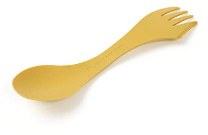 Light My Fire Spork Original Campingbesteck - Outdoor Besteck to Go - 17cm BPA Frei Bio Plastik Besteck für Unterwegs - Gelb - Wiederverwendbares Besteck zum Mitnehmen - Outdoor Göffel mit Messer