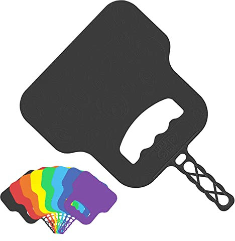 4BIG.Fun Ventagli per barbecue a nido d'ape per barbecue, barbecue, camino, di ricambio, colore nero