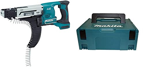 Makita DFR550Z Visseuse Automatique 18 V Li-Ion 4 x 25 à 55 mm (Machine Seule) & 821550-0 - Maletin makpac tipo 2