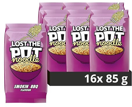 Pot Noodle Smokin’ BBQ Lost The Pot Noodle low in saturated fat instant noodles Instant Noodle 16x 85 g
