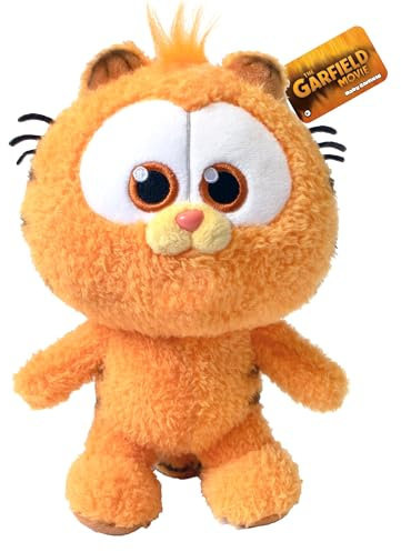 Animagic Baby Garfield Plüsch, Interaktives Plüschtier ab 2 Jahren, Kuscheliger Kater Garfield in Babyausführung für Kinder, Für Kinder Fan des berühmten schlafenden Katers