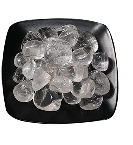 UYCUODLUY Natural Magic – Quartz Clair Poli, 100g, Gros Gravier, Cristaux Blancs, Pierres Naturelles, décoration d'aquarium, Ornements for la Maison