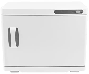 Scaldasalviette Elettrico Termostato Termoarredo Calorifero per Bagno Saloni di Bellezza Hotel 220-240V 200W Capacità 70 Asciugamani Luce Ultravioletta UV 2 Ripiani Rimovibili+2 Pinze Gratuite- Bianco