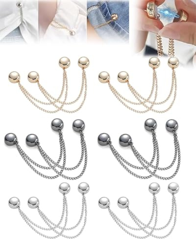 MOPZIJA Pinzas magnéticas, broches multifuncionales y clips para ropa, hijab en imanes para mujeres