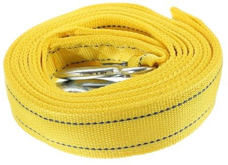 Anneome 1 Stück 4m Windenseilhaken Nylon Autoanhängerseil Robustes 5-tonnen-abschleppseil Doppelverdickung Für Den Einsatz