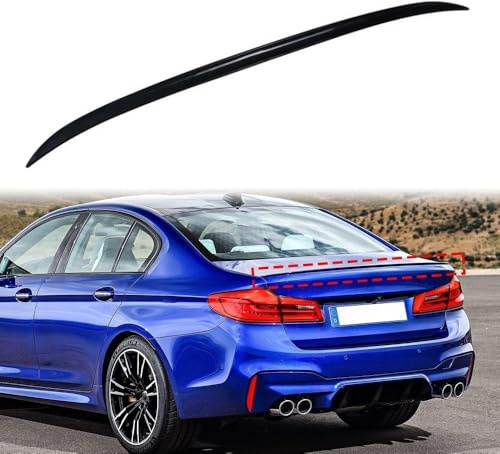 IXEUYN Auto Heckspoiler für BMW 5 Series G30 F10 2012-2021, HeckspoilerflüGel Kofferraumdachspoiler Tailfin Heckspoiler Heckflügel Auto Styling Nachrüsten Zubehör