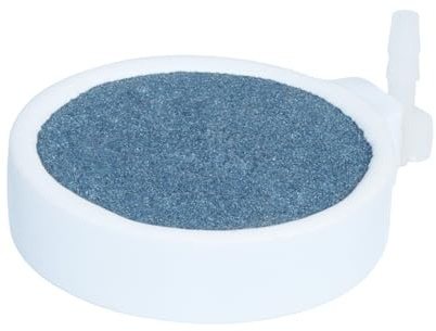 Uotyle Pierre à air pour aquarium, disque rond, diffuseur de bulles d'aquarium, nano-bulles d'oxygène silencieux, aérateur de pierre à air pour pompe hydroponique de bassin (10 cm et accessoires)