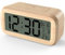 GUUMUXIN Reloj Despertador Digital con Indicador de Fecha, Temperatura y Carcasa de ABS, Reloj Despertador con Luz Nocturna, Pantalla LCD y Función Snooze, Funciona con Pila (Pila no Incluidas)