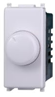 Elektronova Dimmer Regolatore Manopola 100W-1000W Bianco compatibile Vimar Plana 1301