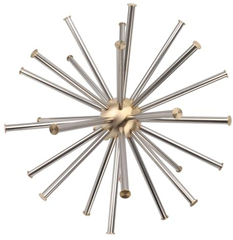 AKLOSIPY Ugello per Fontana a Sfera con Fiori in Ottone di Alta qualità G1 Pollici per la Decorazione del Giardino Esterno e Il Paesaggio della Piscina (G1.5in)