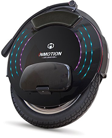 Inmotion Monociclo Elettrico V10F, Adulti, Nero, Motore 2000W, Autonomia Fino a 75km, 25lm/h, Pneumatico Gonfiabile 16, Bluetooth, Altoparlante Stereo