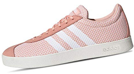 adidas Damen VL Court 2.0 Sneaker, Pink (Glow Pink/Footwear White/Cloud White 0), 37 1/3 EU