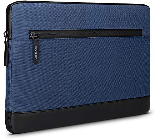 Adore June 11 Zoll Bent Tablet Tasche Blau kompatibel mit iPad Pro 11 2024 2022 2021 / iPad Air 11 2024 / iPad Air 10.9 2020, Nachhaltige Recycelte Stoffe und Stifthalter für Pencil Pro/Pencil 2