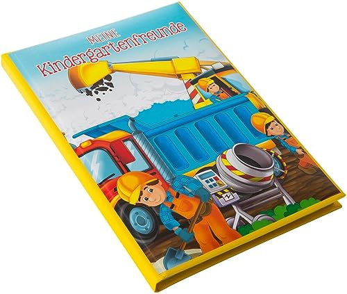 goldbuch Kita 43 216 Livre d'amitié à remplir Format A5 avec 88 Pages illustrées Couverture avec Impression Artistique Multicolore