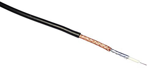 Cavo coassiale Mini RG59, 75 OHM, 100 m, cavo coassiale, cavo coassiale, antenna TV, cavo satellitare, confezione da 100