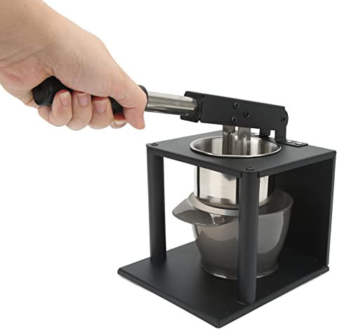 Exprimidor de Prensa Manual de Acero Inoxidable 304 para Naranjas y Frutas con 2 Filtros para Jugo y Papas Cocidas Apto para Cocina Hogar y Uso Famili