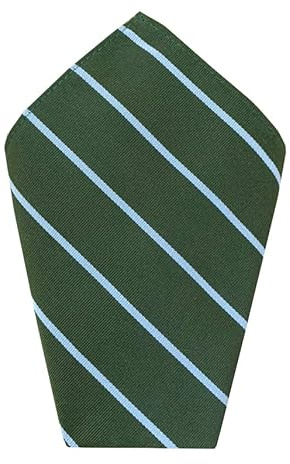 Green Howards Regimental Taschentuch für Herren, 30,5 cm, Einstecktuch, Grün, Weiß, Einheitsgröße