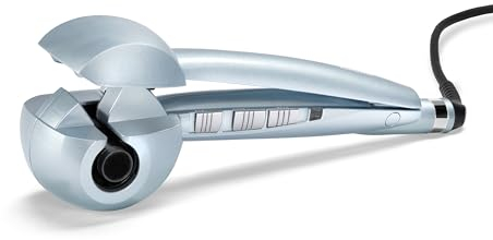 BaByliss Hydro-Fusion Curl Secret - Automatic Hair Curler with Ceramic Curl Chamber, Anti-Frizz Ionic Technology, Curl Direction Control, Heat Mat & Glove, 3 Heat & Curl Settings up to 230°C, C1700U