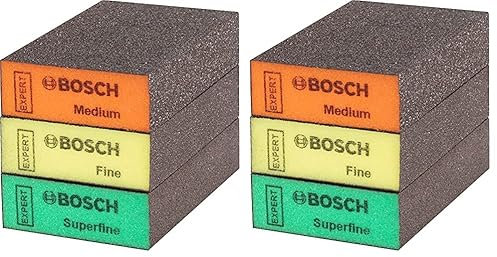 Kit 3 éponges pavé Expert 3 Grains BOSCH 2608901175 (Lot de 2)