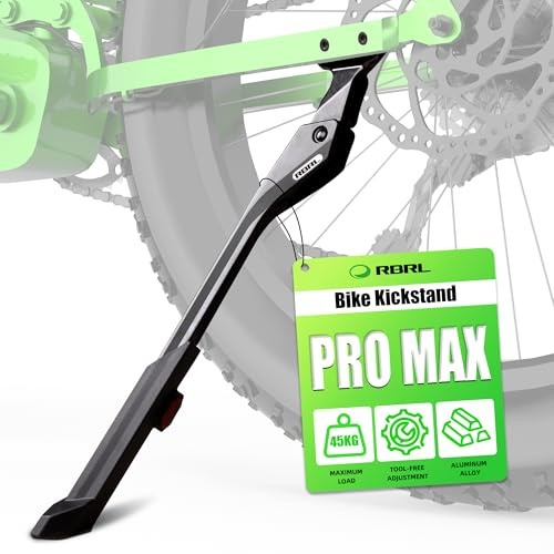 RBRL Cavalletto Bici Con 40mm Distanza del Foro, Supporto in Lega di Alluminio,Durevole e Antiscivolo Cavalletto per Bici Posteriore, Adatto a 24-29 Pollici Mountain Bike, Bici da Strada, MTB, Ebike