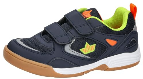 Lico Zapatillas de Deporte Unisex para niños Siro V, Marino Lemon Orange, 29 EU