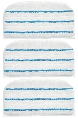 ZEMNLO 3* Microfiber Cloth, for Black And Decker, for Steam Mop Pads FSMH13E10-GB FSMH1321-GB Household Sweeper Cleaning Tool Replacement Vacuum Mopping Cloth Pads