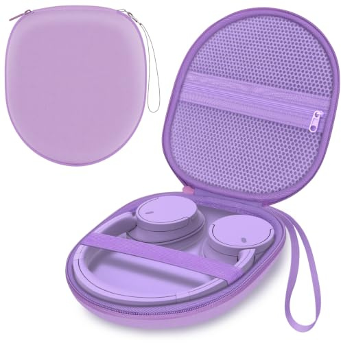 XANAD Headphone Case Hard Shell for Sony/Soundcore Anker/JBL/KVIDIO/Bose | Fit TOZO, BERIBES, JLab, RUNOLIM Over-Ear Headphones，Universal Shockproof Portable Travel Storage Bag