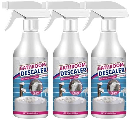 Nettoyant en mousse polyvalent pour salle de bain, nouveau nettoyant détartrant pour salle de bain 2024, nettoyant pour taches tenaces, agent de nettoyage détartrant puissant pour baignoire (3)
