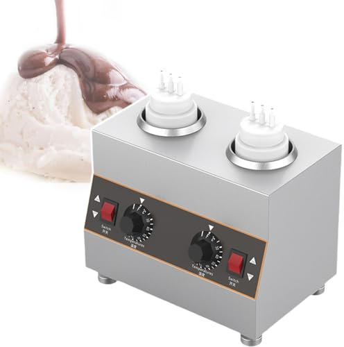 Calentador de salsa de queso de 1 a 4 rejillas, máquina para conservar el calor de mermeladas, calentador de salsa de chocolate y queso, calentador de salsa eléctrico, temperatura ajustable de 30 a