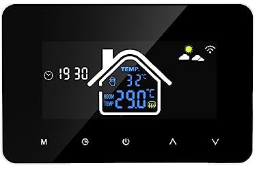 Termostato Smart, Termostato intelligente Tuya, regolatore di temperatura Riscaldamento a pavimento elettrico Riscaldamento dell'acqua Display LCD,per la casa(WiFi ElectricHeating)