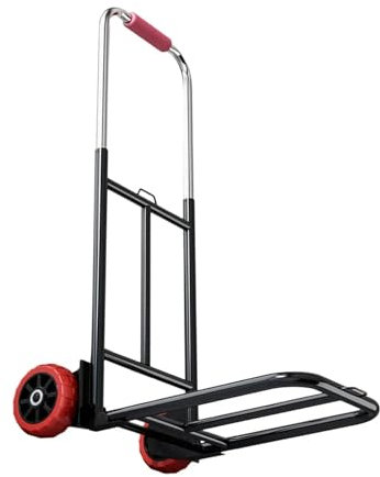 WXBCDS Carrello Portapacchi Pieghevole Carrello portabagagli Multiuso con 3 Corde Elastiche Carrello Pieghevole Regolabile da 70 kg for Viaggi all'aperto e traslochi di generi Alimentari