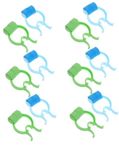 SOIMISS 12 Pièces Clip Nez Portable pour Correction Nasale et Arrêt Saignement et Antidérapant Kit Maison pour Divers Types de Nez Bleu Vert