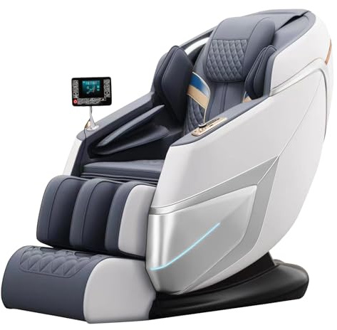 Fauteuil De Massage 4D Yoga Roller, Design Compact Avec Airbags Pour Tout Le Corps Et Chauffage Lombaire