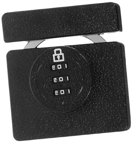 Hemobllo Serrure à Combinaison Mécanique sans Clé pour Armoires Double Porte Verrou à Bouton Rotatif Chiffres de Noir Accès Rapide et Installation Polyvalente pour Placards Pliants