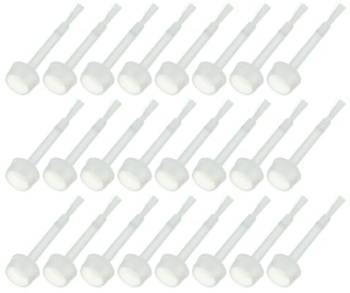 MUSISALY 200piezas Pinceles de Esmalte de Uñas Suaves Herramienta Práctica para Manicura y Nail Art Cepillos Largos de Pelo Redondo para Profesionales y Uso Personal