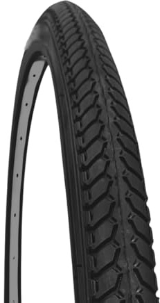 ECOVELO 1 pneu 700 x 35C (37-622) 28 x 1 5/8 x 1 3/8 Country Noir pour City Bike, Route, Trekking | Pneu Route Noir en Caoutchouc Vélo
