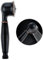 DRELD 1 Stück Retro Duschkopf Messing Handbrause Schwarz, Vintage Badezimmer Handbrause, Verschleißfeste Handbrause mit Telefon-Styl, Abnehmbarer Vintage-Handbrause (17cm lang, 5cm Kopfdurchmesser)