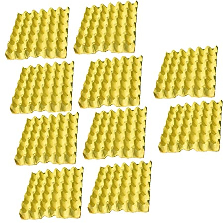RORPOIR 10pezzi Contenitori Per Uova Cartone Vassoi Per La Conservazione Delle Uova Per Frigorifero e Cucina Design Elegante e Funzionale Facile Da Trasportare
