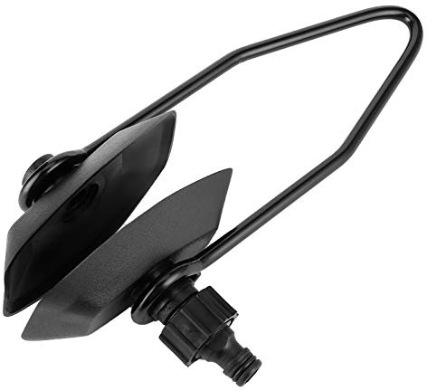 Aumotop JMFLR125 Orejeras para Fueraborda Enjuague el Motor con Agua Limpia para Prevenir la Corrosión Adecuado Motores Fueraborda y de Popa Negro