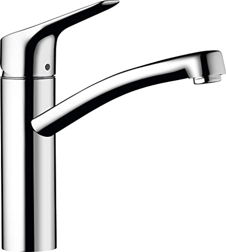 hansgrohe Küchenarmatur MySport, Wasserhahn Küche mit Auslauf Höhe 160 mm, wassersparend, 360° drehbar, 1 Strahlart, Chrom, Verchromt
