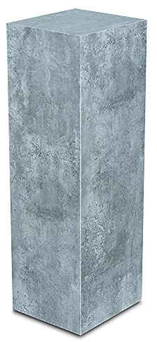 STEMA Seyfried Dekosäule innen/außen, Säule/Podest/Sockel in 3 Größen (Zement, Innensäule 80x25x25 cm)