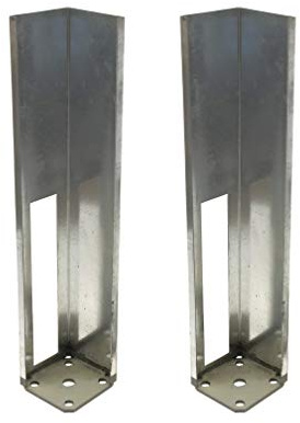 Vinyl Fence Concrete/Wood Post Mount Tower with Mounting Kit (5x5x36 (2 Pack))