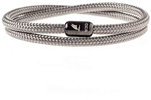 Wind Passion – Paracord Armband aus Seemannsgarn, handgemacht & geflochten | Segeltau Armband Herren, Surfer Armband Frauen | Ideale Partner Geschenke, Herren Geschenke | Segeltau Armband, wasserfest