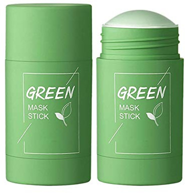 Ofanyia Natural Green Tea Mask Stick Deep Cleansing Oil Control Anti Acne Moisturizing Refreshing Lazy Solid Mask