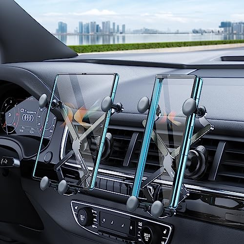 OATSBASF Kfz-Handyhalterung 2023 Upgrade Gravity Auto-Handyhalterung, Freisprecheinrichtung, dedizierter Mout, Handy/gefaltetes Handy/Tablet Universal (X06-Black)
