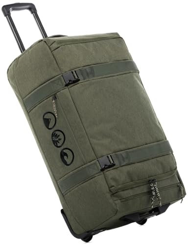 SONS OF ALOHA Trolley Reisetasche mit Rollen Makai - Praktische Reisetasche für Urlaub und Reisen 68 cm, grün