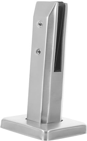 BESTonZON 1 Satz Glasclip Glas-clip-klemme Wandmontiertes Regalhalterung Aus Glas Aus Edelstahl Glas Klemme Rostfreier Stahl An Der Wand Montiert Regalclip