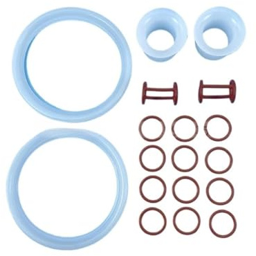 Dichtungs- und Schlauchsatz for Zubehör von Softeismaschinen, kompatibel mit Ersatzteilen for BQL-Eismaschinen.