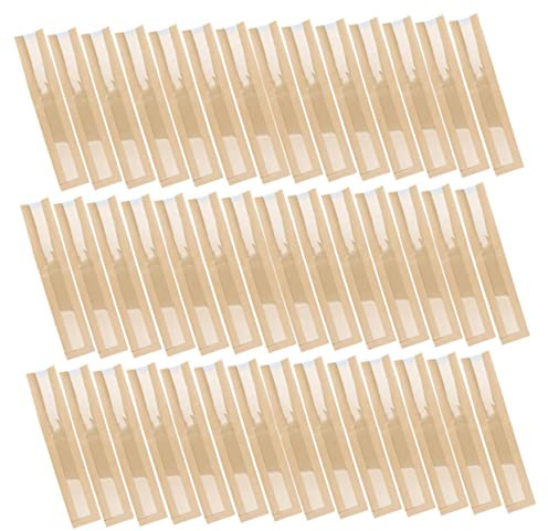 Hoement 50stücke Kraftpapier Brotbeutel Mit Sichtfenster Langanhaltende Verpackung Für Toast Und Hausgemachte Backwaren Lebensmittelechte Wiederverwendbare Papiertüten Für Snacks Und